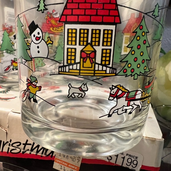 Jamestown, The Joy of Christmas, 14oz Glassware, Old Fashioned, Set of 4 60s - Picture 10 of 14